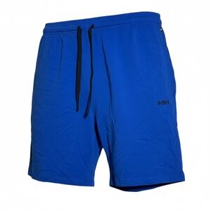Hugo Boss Mix And Match Shorts  Bright Blue Stretch Cotton Jersey Size S